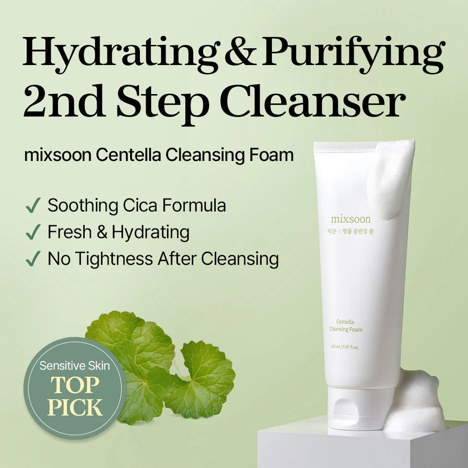 Mixsoon Centella Cleansing Foam – 150 ml