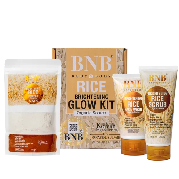 BNB Rice Extract Bright & Glow Kit (Original) khubsurti.pk