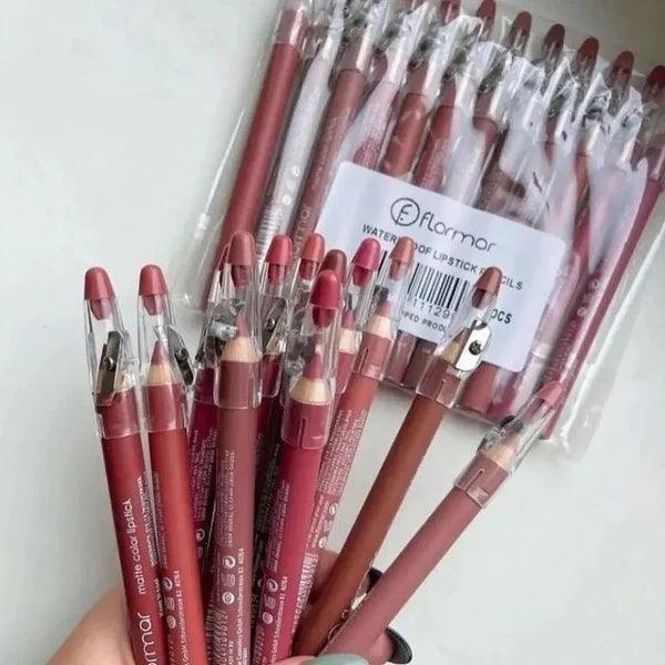 Flormar Lip Pencil Pack of 12 khubsurti.pk Flormar Lip Pencil Pack of 12 wddtrn-rx.myshopify.com