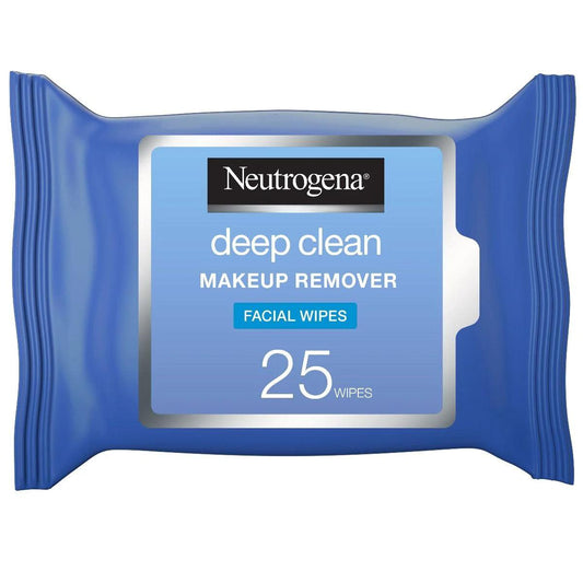Neutrogena Deep Clean Makeup Remover 25 Facial Wipes khubsurti.pk