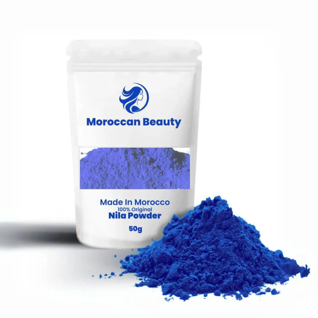 Moroccan Beauty Blue Powder – 50g khubsurti.pk