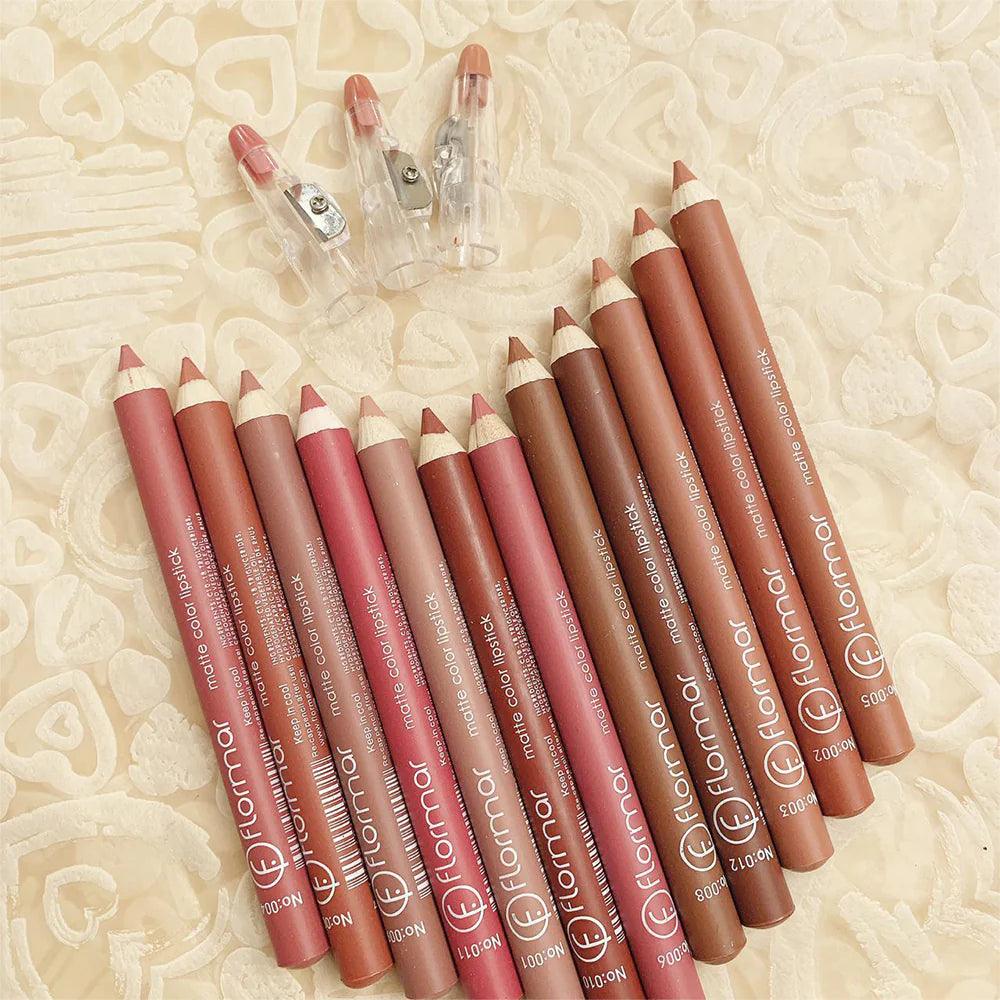 Flormar Lip Pencil Pack of 12 khubsurti.pk Flormar Lip Pencil Pack of 12 wddtrn-rx.myshopify.com