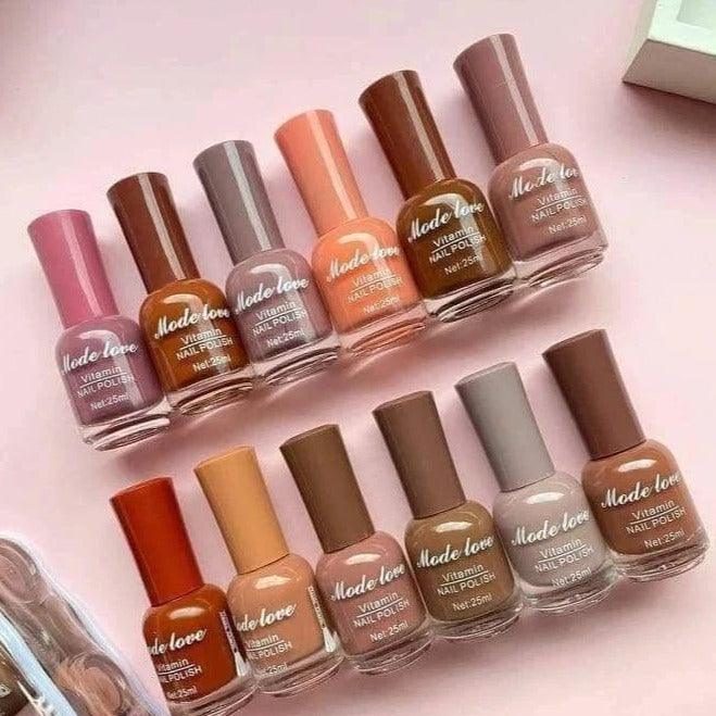 12 pcs Mode Love Nail Paint Permanent khubsurti.pk 12 pcs Mode Love Nail Paint Permanent wddtrn-rx.myshopify.com