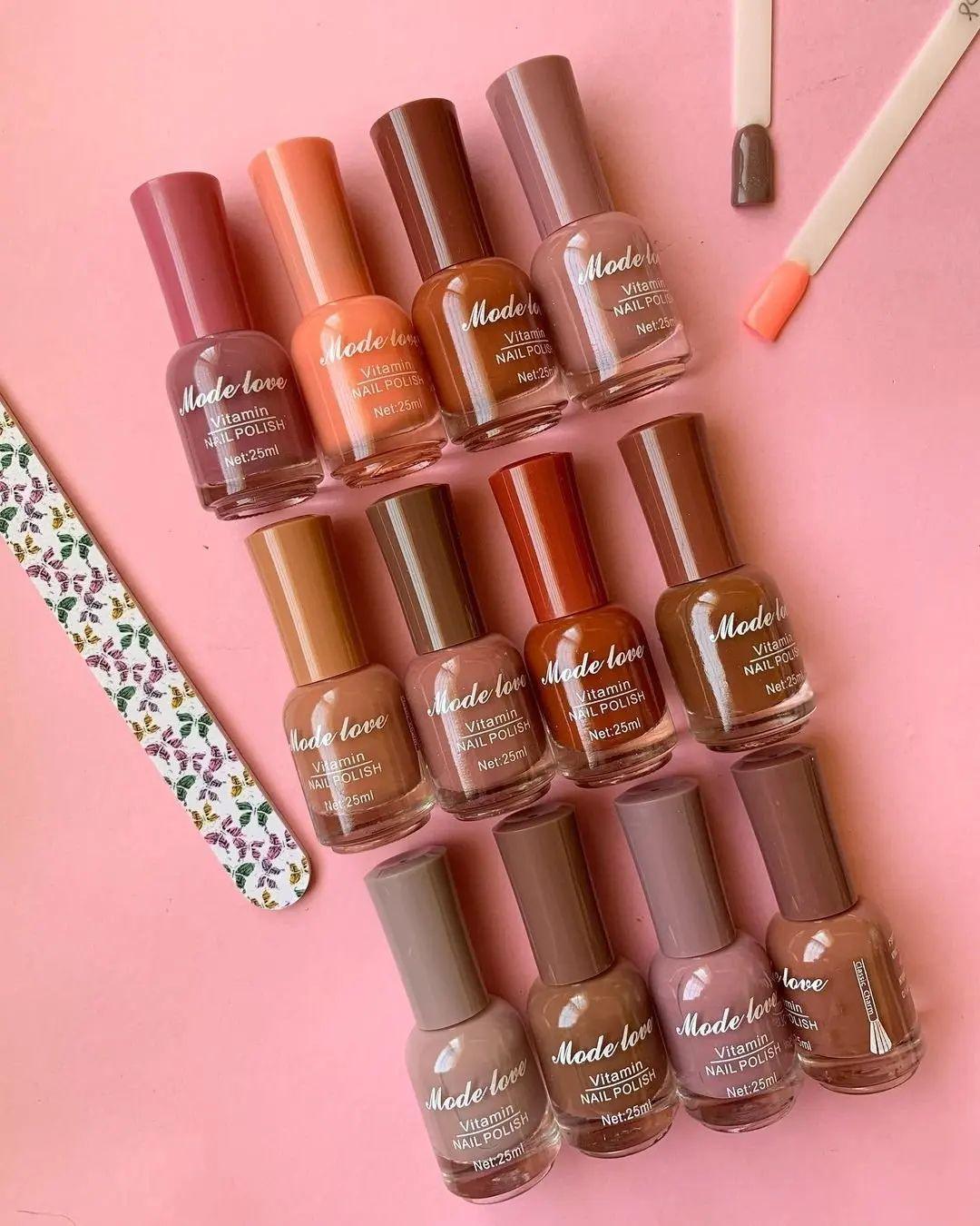 12 pcs Mode Love Nail Paint Permanent khubsurti.pk
