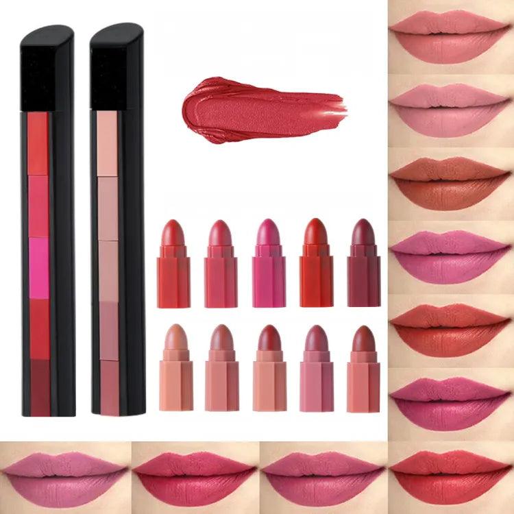 Huda Beauty 5 in 1 Lipstick khubsurti.pk