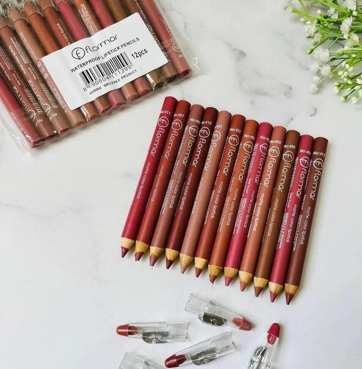 Flormar Lip Pencil Pack of 12 khubsurti.pk Flormar Lip Pencil Pack of 12 wddtrn-rx.myshopify.com