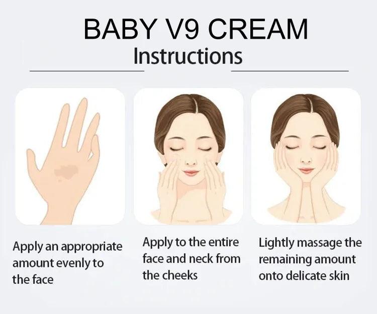 Muicin - V9+ Lazy Girl Day & Night Skin Polish Cream Tube khubsurti.pk