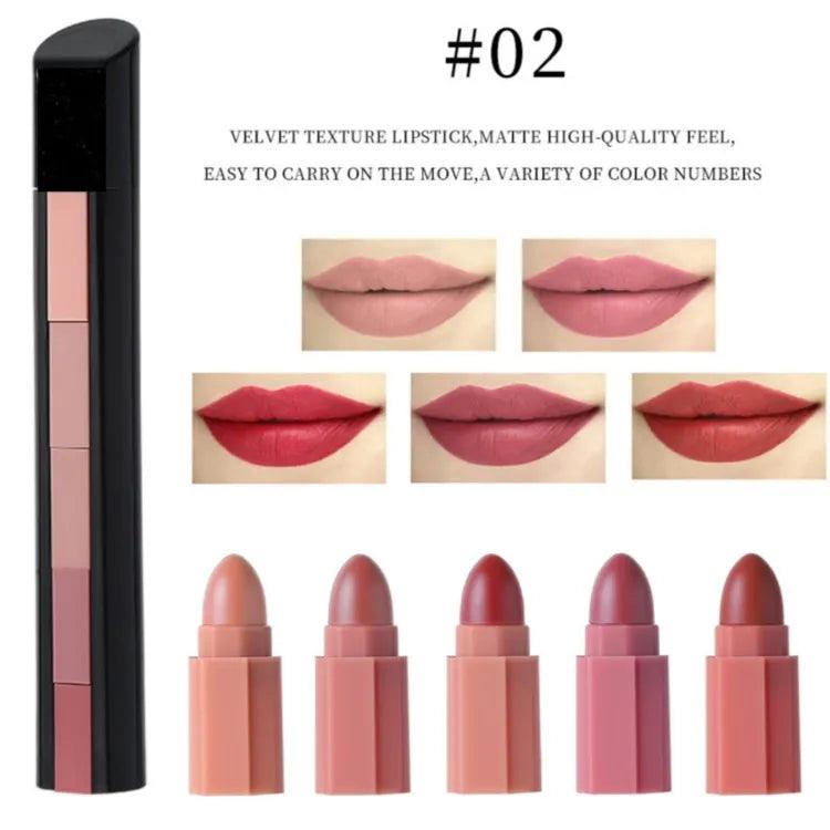 Huda Beauty 5 in 1 Lipstick khubsurti.pk