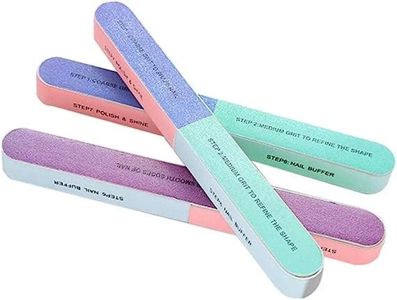 4in1 Nail File and Buffer Block Cosmetic Manicure khubsurti.pk