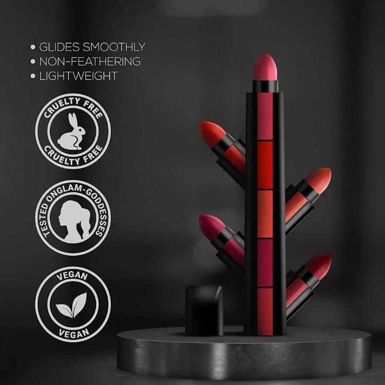 Huda Beauty 5 in 1 Lipstick khubsurti.pk