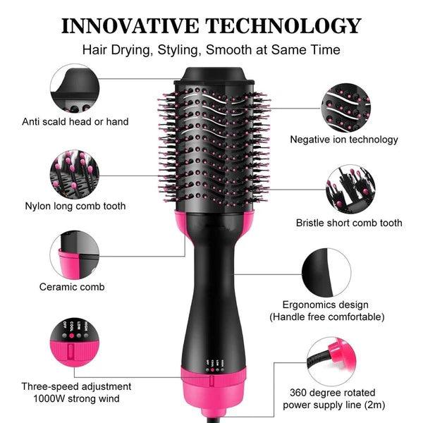 One Step Hot Air Brush - Dryer + Straightener with Gift Hair Hold Spray khubsurti.pk One Step Hot Air Brush - Dryer + Straightener with Gift Hair Hold Spray wddtrn-rx.myshopify.com