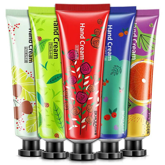 BIOAQUA Moisturizing Hand Cream Set (5 Pcs) – Soft & Nourished Hands khubsurti.pk