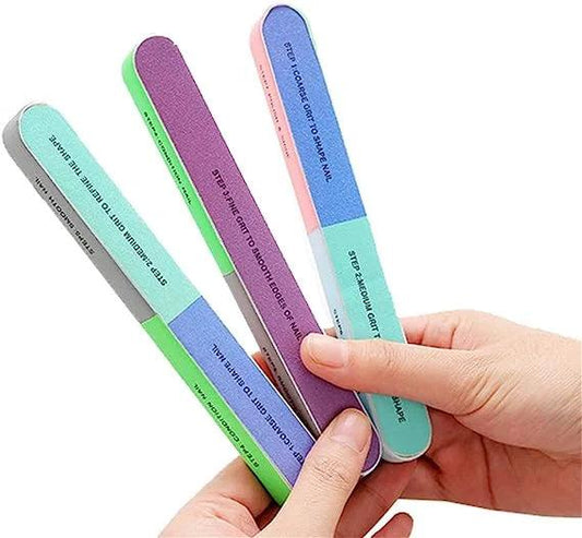 4in1 Nail File and Buffer Block Cosmetic Manicure khubsurti.pk