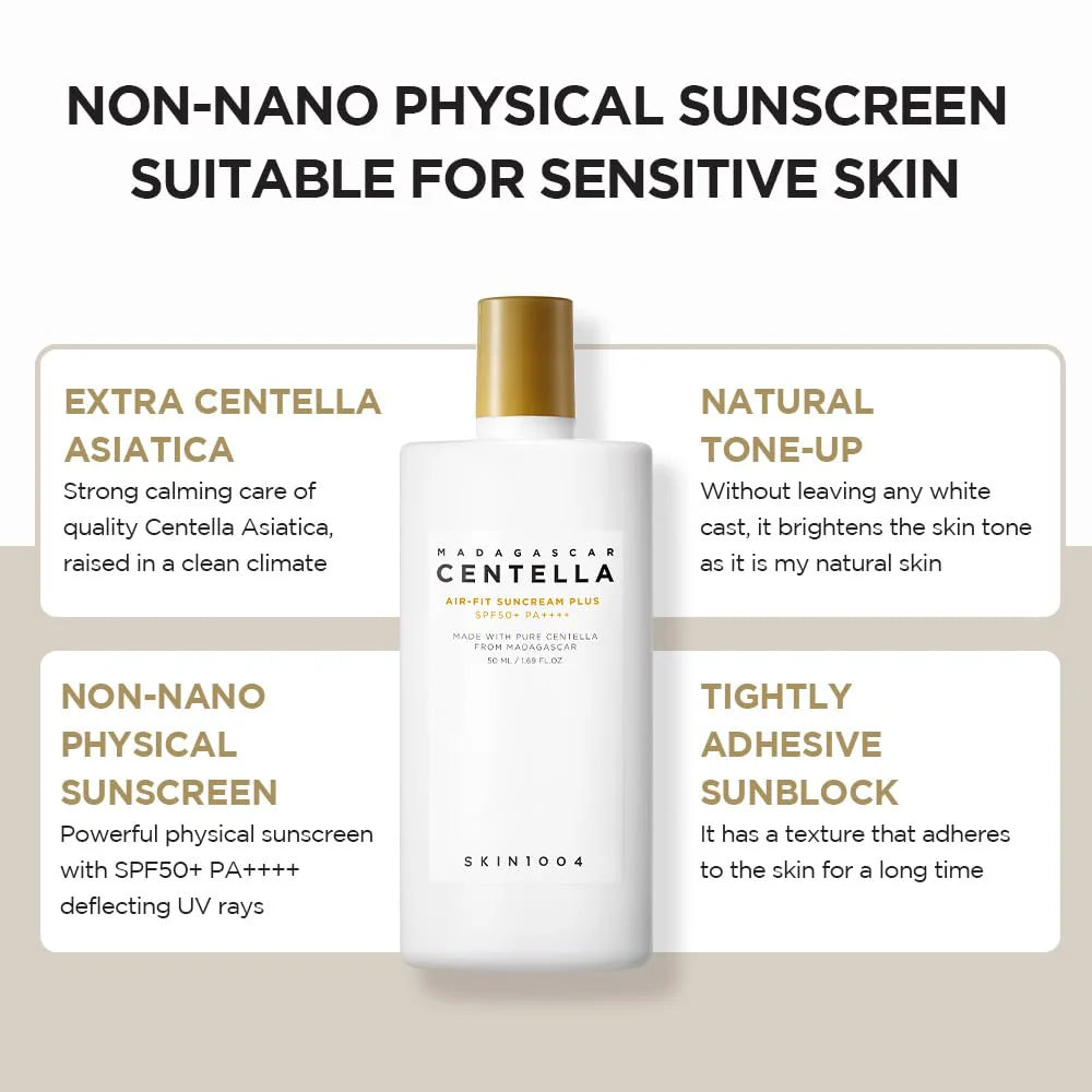 SKIN 1004 - Madagascar Centella Air Fit Suncream SPF 50 - 50 ml 12 Reviews
