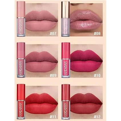 12 Colors Handaiyan Matte Liquid Lipstick Set khubsurti.pk 12 Colors Handaiyan Matte Liquid Lipstick Set wddtrn-rx.myshopify.com