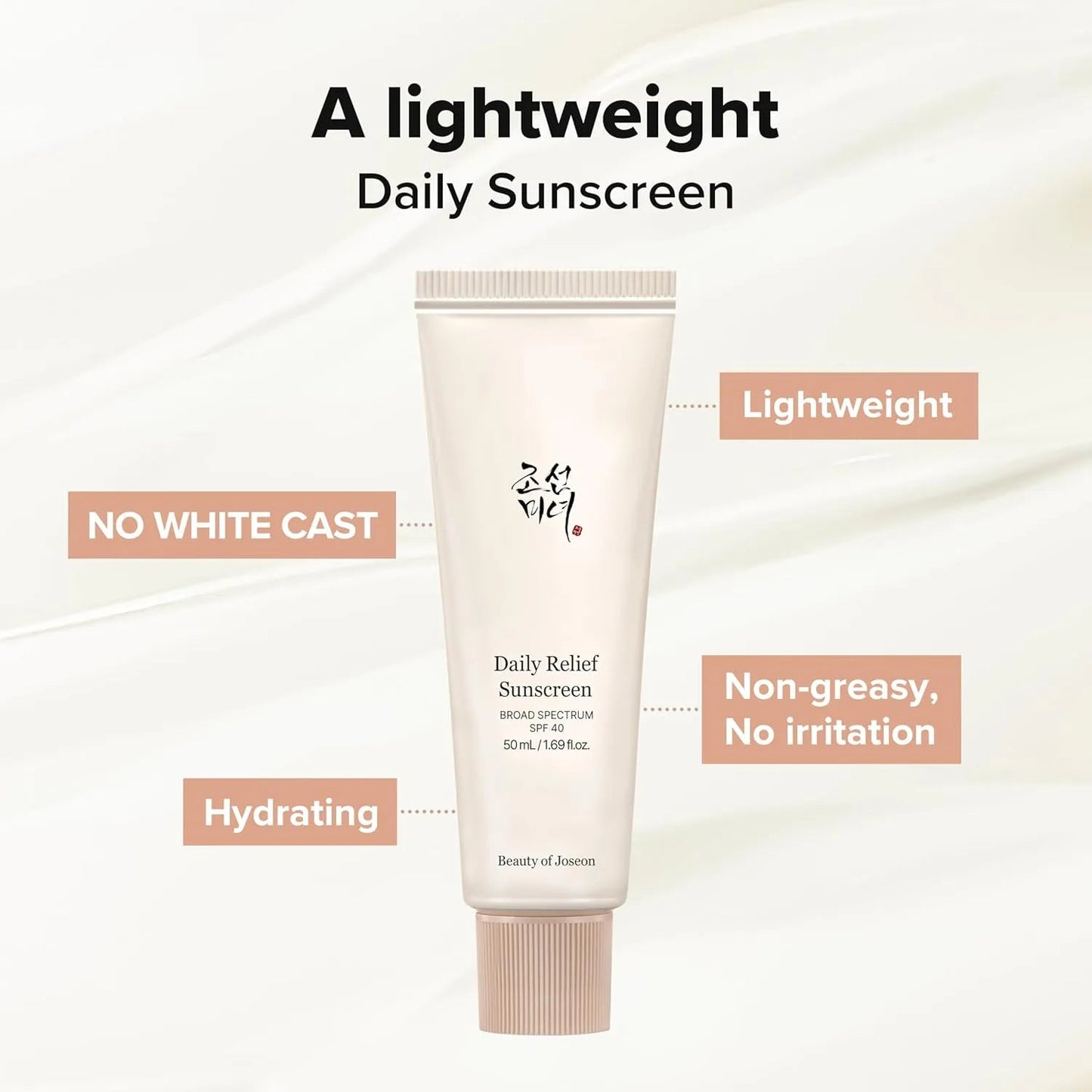 Beauty of Joseon Daily Relief Sunscreen Broad Spectrum SPF 40 – 50ml