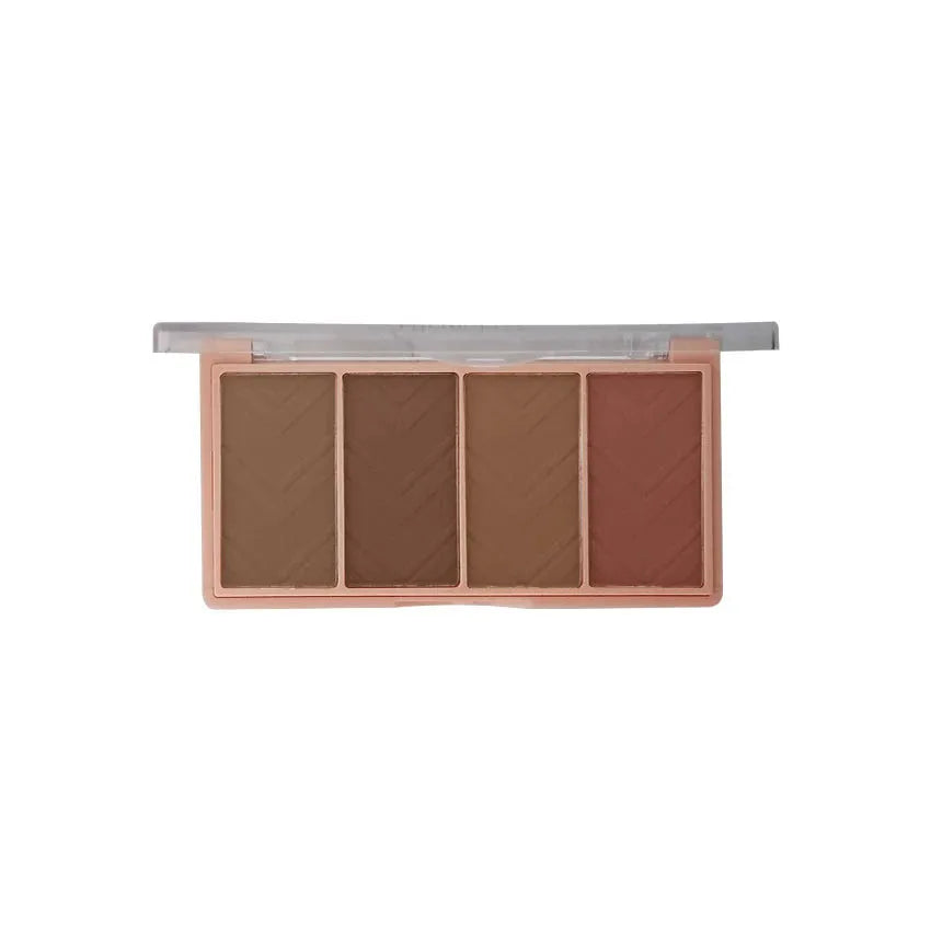 Aqua Color Line Bloom Blusher Glow & Contouring Kit - khubsurti