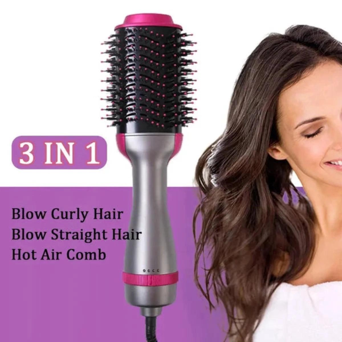 One Step Hot Air Brush - Dryer + Straightener with Gift Hair Hold Spray khubsurti.pk One Step Hot Air Brush - Dryer + Straightener with Gift Hair Hold Spray wddtrn-rx.myshopify.com