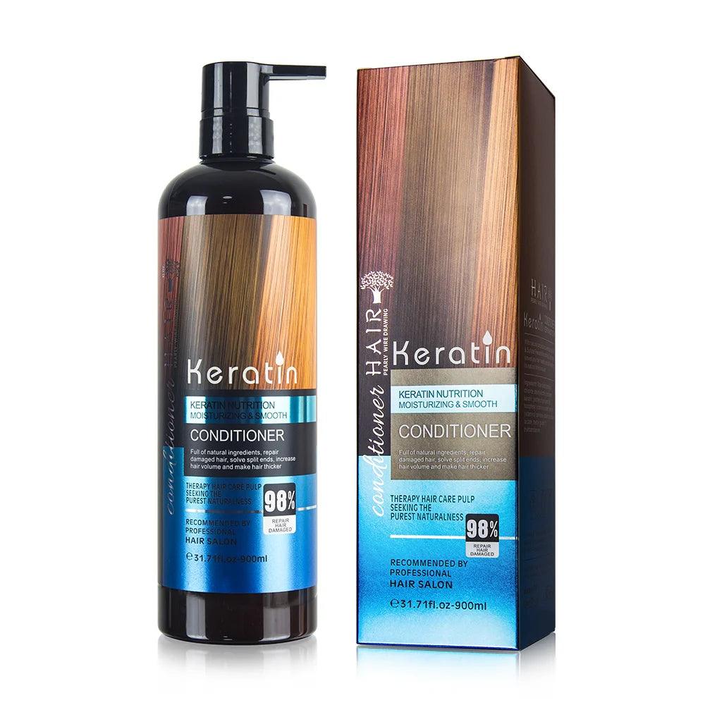Keratin Moisturizing & Smooth Shampoo and Conditioner khubsurti.pk