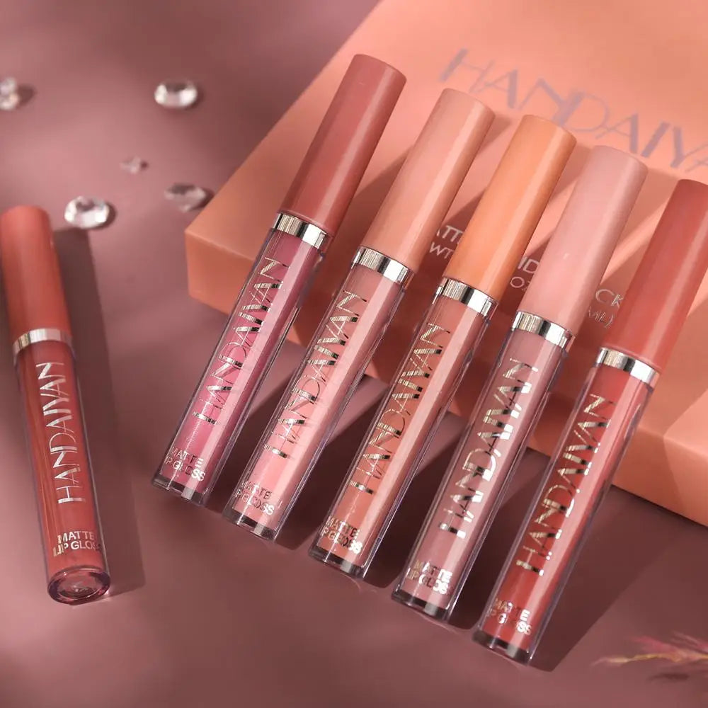 Handaiyan 6-Piece Matte Liquid Lipstick Multicolour khubsurti.pk Handaiyan 6-Piece Matte Liquid Lipstick Multicolour wddtrn-rx.myshopify.com