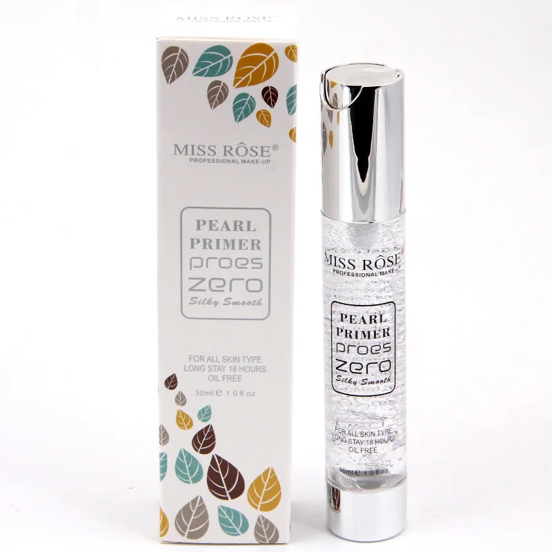 Miss Rose Pearl Primer Pores Zero Silky Smooth 30ml khubsurti.pk