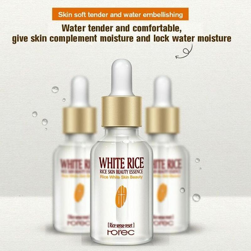 Rorec White Rice Serum Face with Free Sheet Mask khubsurti.pk
