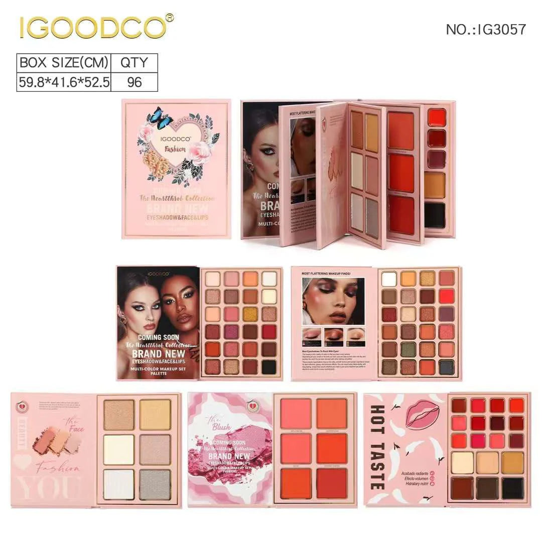 Igoodco All in One 5 Pages Makeup Book Palette khubsurti.pk