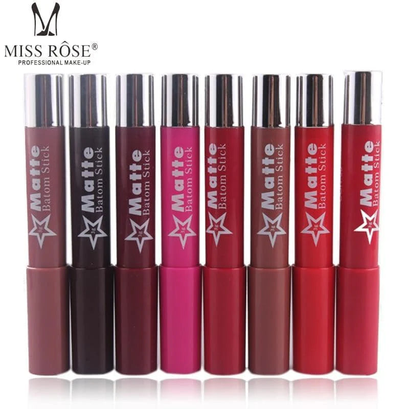 MISS ROSE Matte Lip Balm Crayon khubsurti.pk
