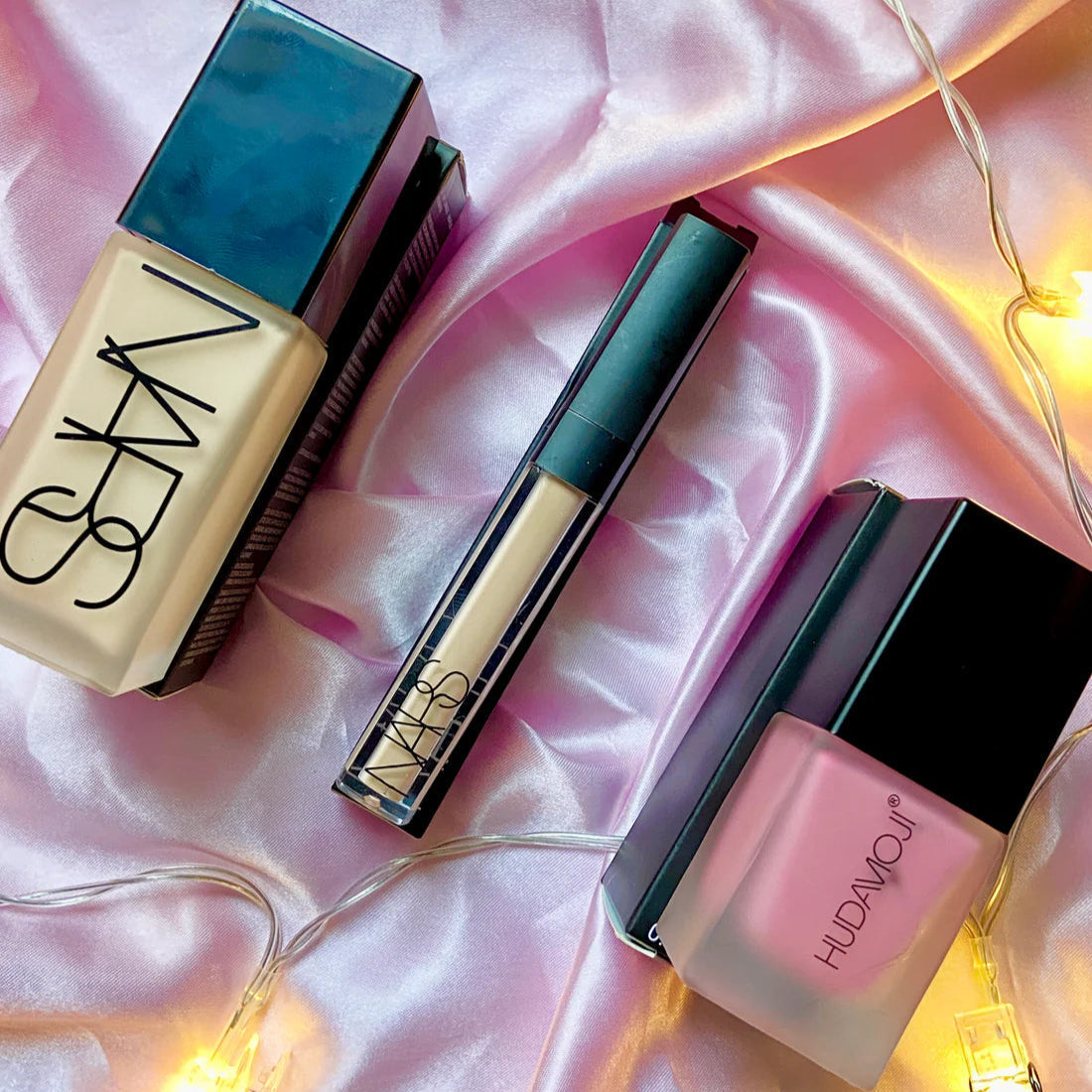 Nars Foundation & Concelor + HudaMoji Blushon khubsurti.pk Nars Foundation & Concelor + HudaMoji Blushon wddtrn-rx.myshopify.com