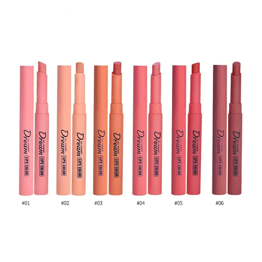 Heng Fang Silky Touch Refreshing Matte Dream Lips (6 PACK) khubsurti.pk