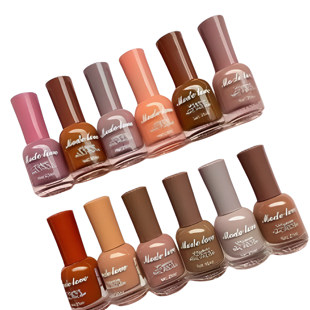 12 pcs Mode Love Nail Paint Permanent khubsurti.pk