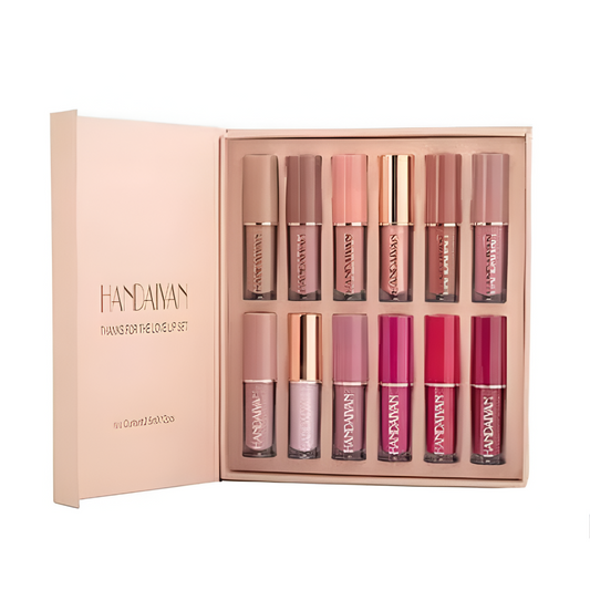 12 Colors Handaiyan Matte Liquid Lipstick Set khubsurti.pk 12 Colors Handaiyan Matte Liquid Lipstick Set wddtrn-rx.myshopify.com