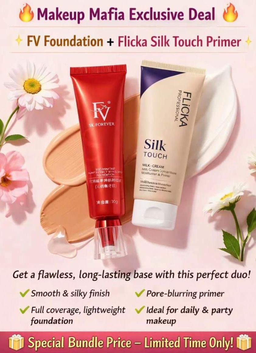 FV Foundation & Flicka Silk Touch Primer
