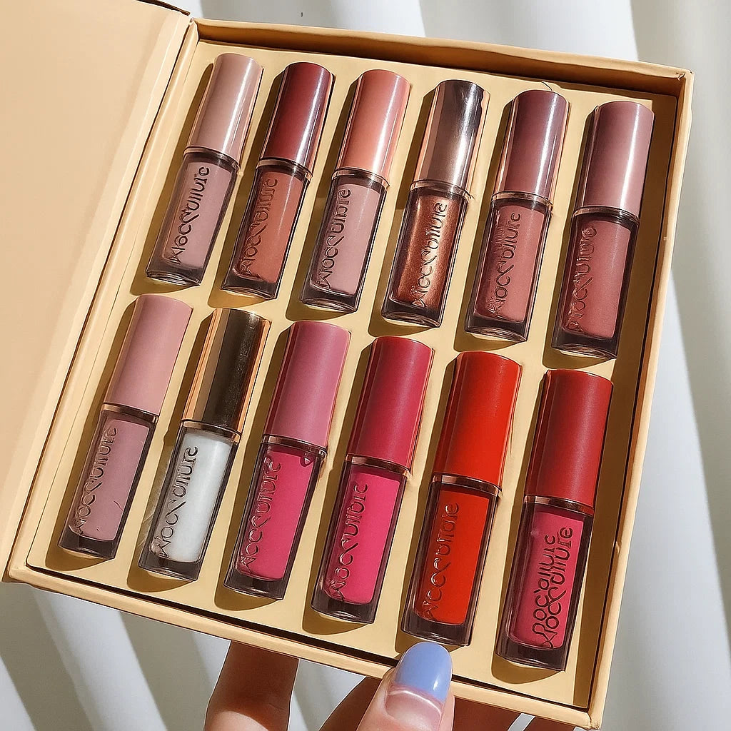 12 pcs Mocallure Lip Gloss khubsurti.pk 12 pcs Mocallure Lip Gloss wddtrn-rx.myshopify.com