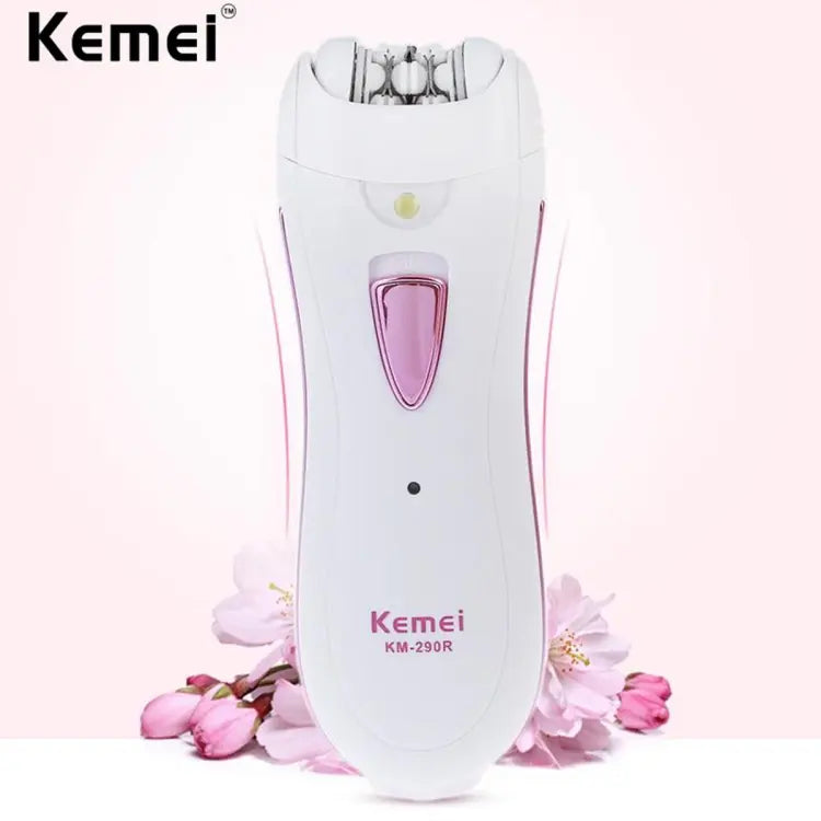 Kemei KM-290R Rechargeable Epilator khubsurti.pk Kemei KM-290R Rechargeable Epilator wddtrn-rx.myshopify.com