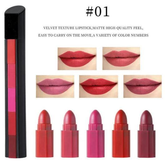 Huda Beauty 5 in 1 Lipstick khubsurti.pk
