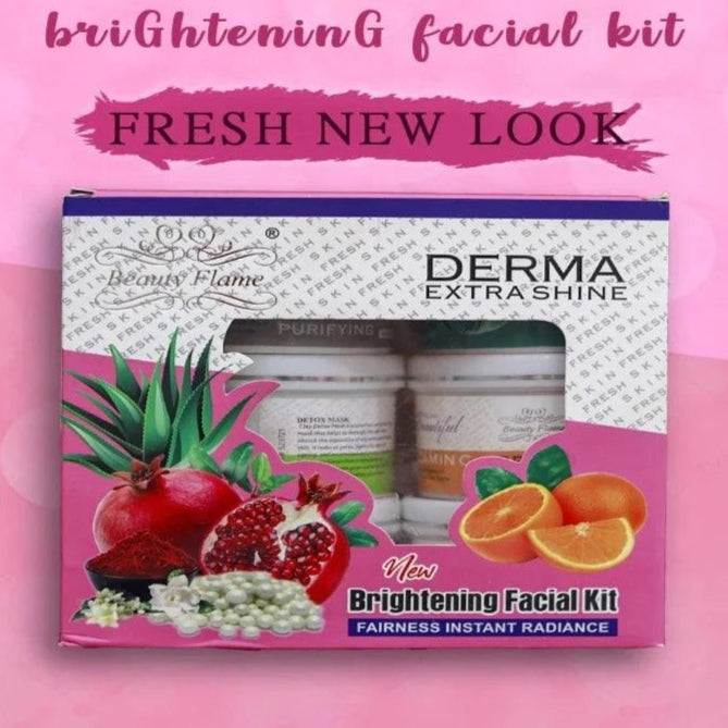 Derma Extra Shine Facial Kit - 95ml Each khubsurti.pk