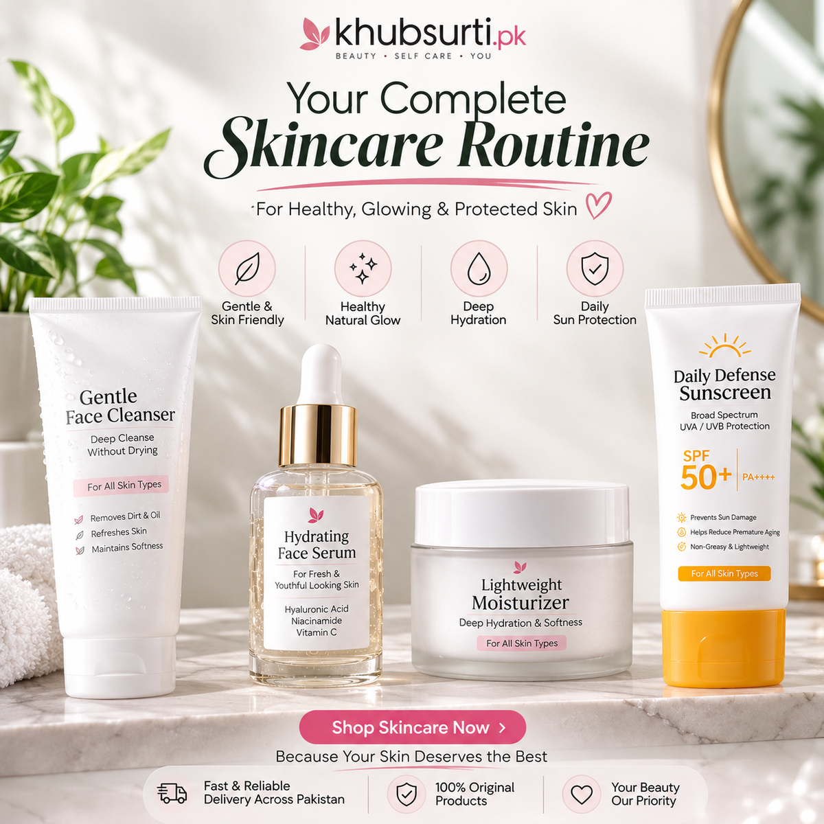 Best skincare routine for oily skin in Pakistan