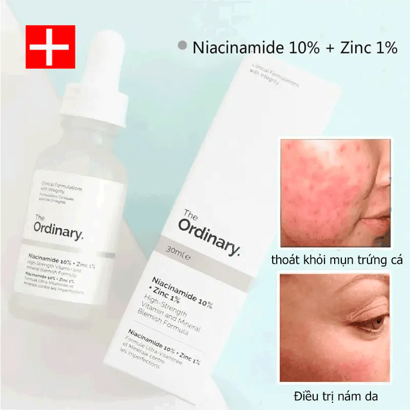 The Ordinary Niacinamide 10% + Zinc 1% - 30ml khubsurti.pk