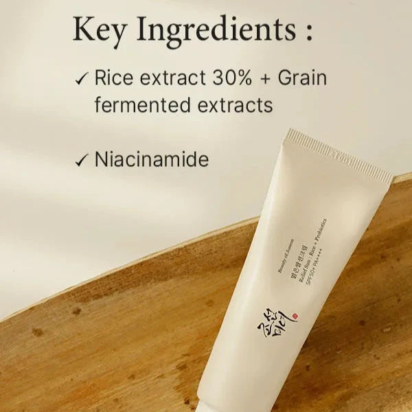 Beauty of Joseon Relief Sun Rice Probiotics Sun Cream SPF50+ PA++++ 50 ml khubsurti.pk
