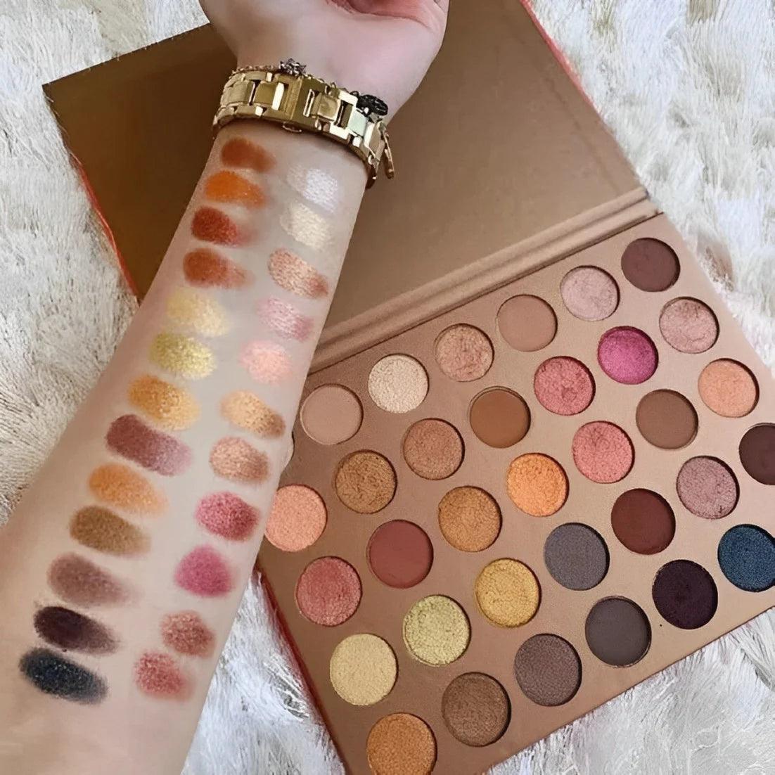 35 Colors Morphe Bronze Eyesadow Palette khubsurti.pk