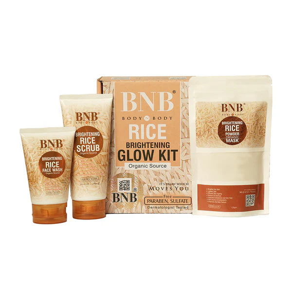 BNB Rice Extract Bright & Glow Kit (Original) khubsurti.pk
