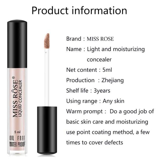 Miss Rose Oil Free Waterproof Liquid Concealer 5ml khubsurti.pk Miss Rose Oil Free Waterproof Liquid Concealer 5ml wddtrn-rx.myshopify.com