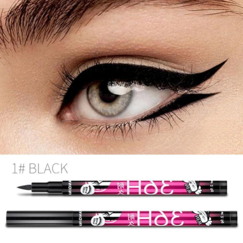 36H Colorful Waterproof Pen Liquid Eyeliner 12 Piece Set with vibrant long-lasting shades