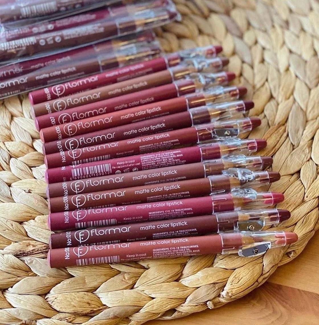 Flormar Lip Pencil Pack of 12 khubsurti.pk Flormar Lip Pencil Pack of 12 wddtrn-rx.myshopify.com