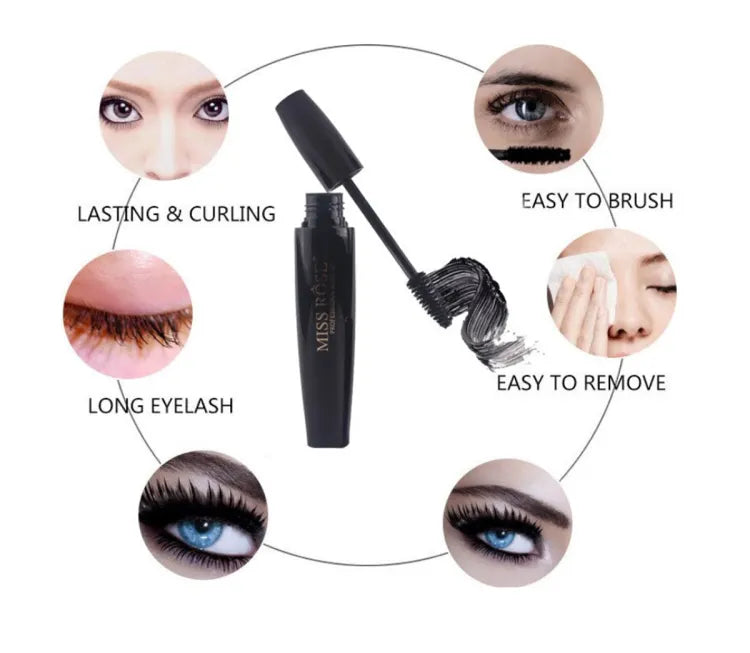 Miss Rose Thick Natural Curling Volumizing Waterproof Mascara khubsurti.pk