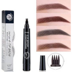 Northshow 4 fork tip liquid eyebrow pen set in three shades for creating natural-looking, defined eyebrows.