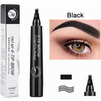 Northshow 4 fork tip liquid eyebrow pen set in three shades for creating natural-looking, defined eyebrows.