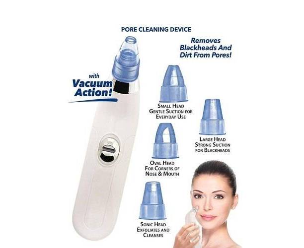 Derma Suction Blackheads Remover 3 In 1 Black Head Remover Machine-acne Pimple Pore Cleaner Vacuum Suction Tool khubsurti.pk