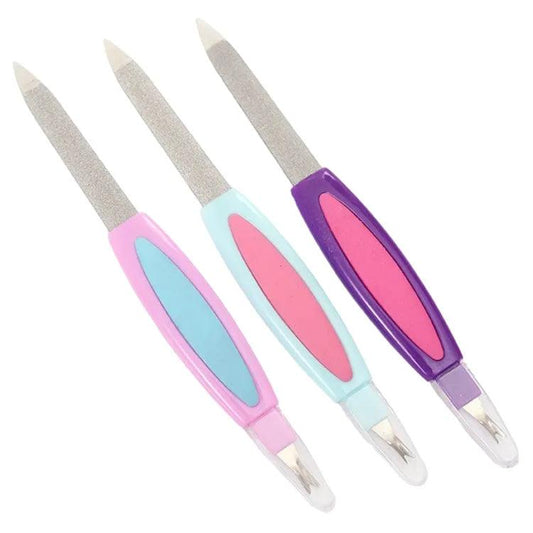 2 In 1 Stainless Steel Nail Filer khubsurti.pk